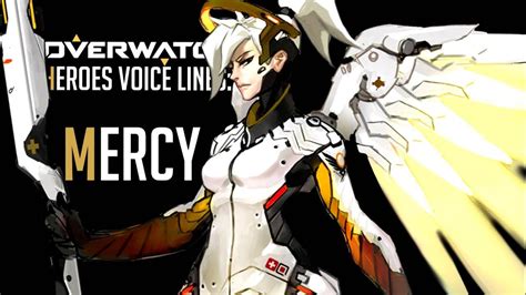 Overwatch Mercy All Voice Lines Youtube