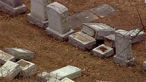 Jewish Cemetery Vandalized Headstones Damaged Cnn