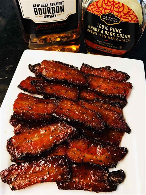 Maple Bourbon Candied Bacon Cooks Well With Others