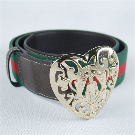 Gucci Gold Buckle Leaher Belt Green Red Gb Beltssaleout Flickr