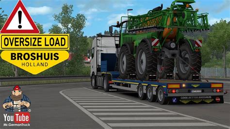 ETS2 V1 34 Ownable Overweight Trailer Broshuis V1 2 Best Class