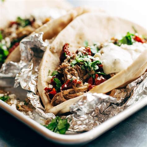 Everything Greek Pork Pitas Recipe Pinch Of Yum