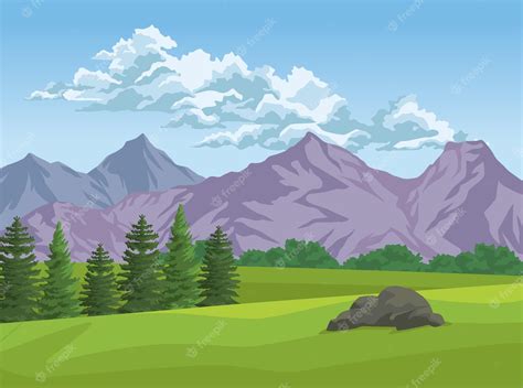 animated mountains  clipart library
