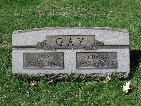 Johanna Gay Find A Grave Memorial