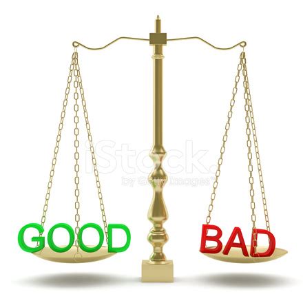 Good And Bad Balance Stock Photo – Royalty-Free Images | FreeImages