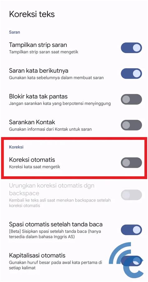 Cara Mematikan Fitur Auto Correct Di Hp Xiaomi