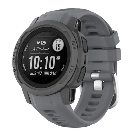 Garmin Instinct 2S silikonikellon ranneke - harmaa - Tekniikkaosat.fi
