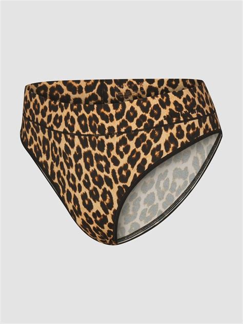 Soft N Savage High Leg Bikini Panty In Brown Multi SAVAGE X FENTY