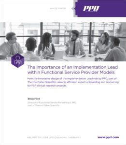 The Importance of an Implementation Lead within FSP Models White Paper ...