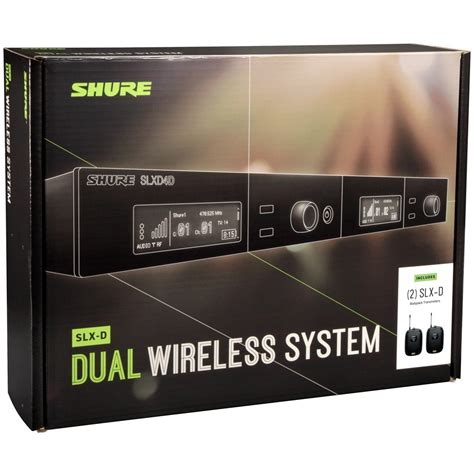 Shure SLXD14D Dual Channel Wireless System With 2 Bodypack Transmitters