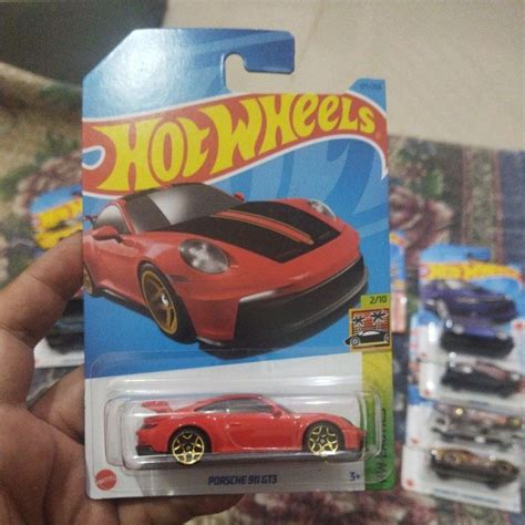 Jual Hot Wheels Porsche Gt Merah Shopee Indonesia