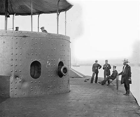 A Civil War Ironclad Inside Telegraph