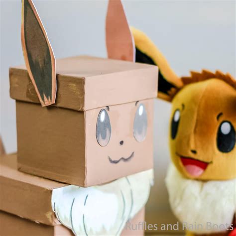 Make This Pokemon Eevee Valentine Box Craft With Your Kid Valentine