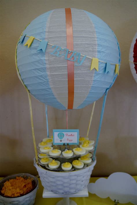 Hot Air Balloon Baby Shower Party Ideas Photo 1 Of 60 Catch My Party