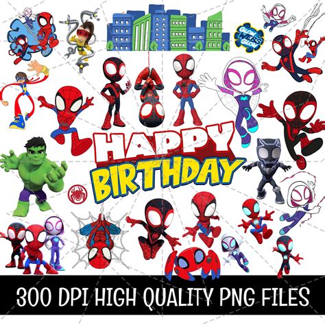 spidey   amazing friends clipart png files instant