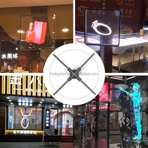 D Hologram Fan Projector Naked Eye Holofan Series For Advertising