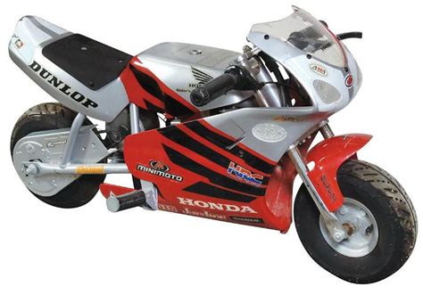 Toy Motorcycle Electric Honda Pocket Bike Mfgd By Minimoto 18v W