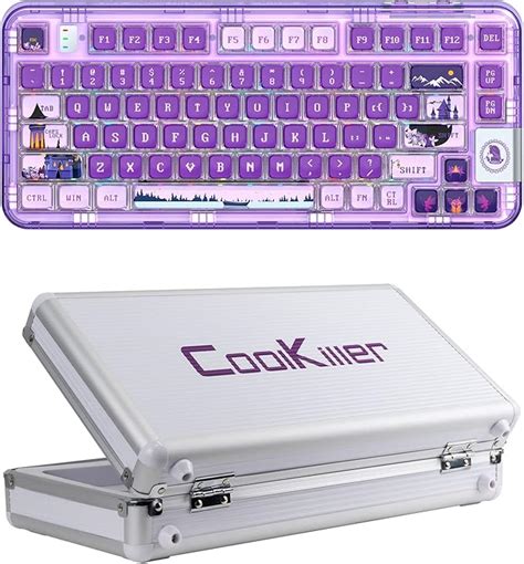 Amazon Yunzii Coolkiller Ck Wireless Hot Swappable Mechanical Keyboard Transparent