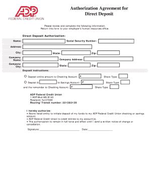 Adp New Employee Hire Forms