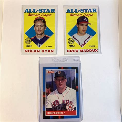 Greatest Pitchers Roger Clemens Greg Maddux Nolan Ryan | Property Room