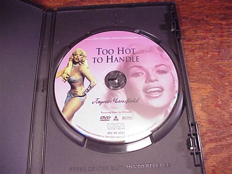 Too Hot To Handle DVD B W NR With Jayne Mansfield Used Tested DVDs Blu Ray Discs