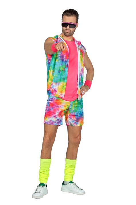 Kostüm Aerobic Dude neon 90er | Festartikel Schlaudt GmbH Koblenz ...