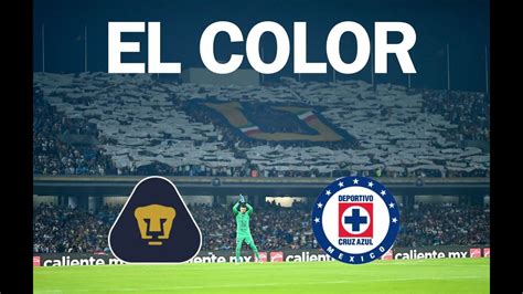 PUMAS EMPATA CON CRUZ AZUL EL COLOR LO DE LA AFICIÓN INCREIBLE