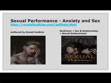 Sexual Performance Anxiety And Sex Youtube