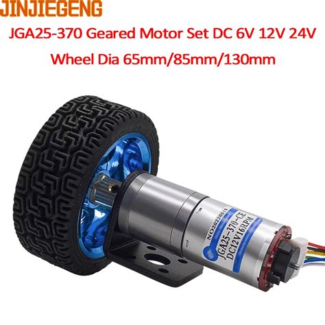 JGA25 370 DC 6V 12V 24V Motor Ducteur Enprintmagazines Ed Mesure Code