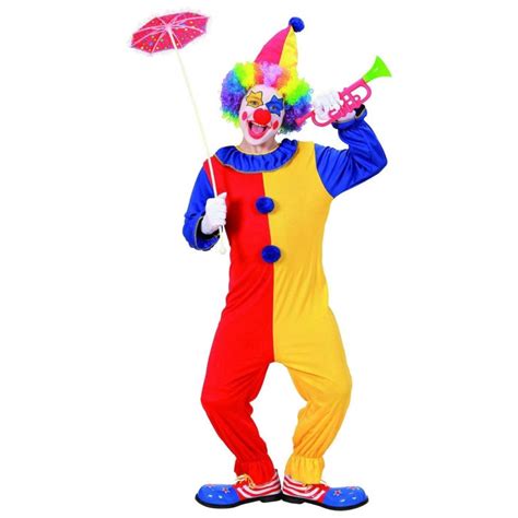 Costume Clown Bambino Vestito Da Pagliaccio