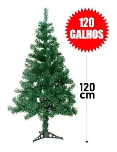 Arvore De Natal Verde Cm Premium Galhos Mercadolivre