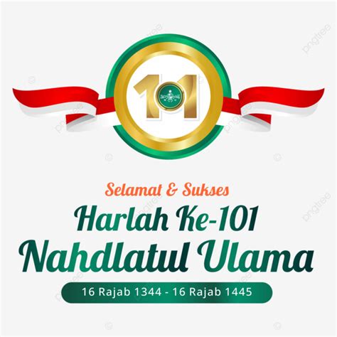 Cumpleaños De Nahdatul Ulamas 2024 O Con El Logotipo Número 101 De