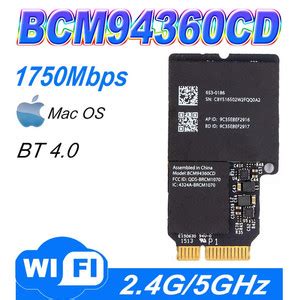 Jual Broadcom Bcm94360cd Wifi Card Bluetooth Handoff Airdrop Hackintosh