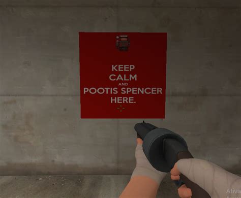 Pootis Spencer Here Team Fortress 2 Sprays