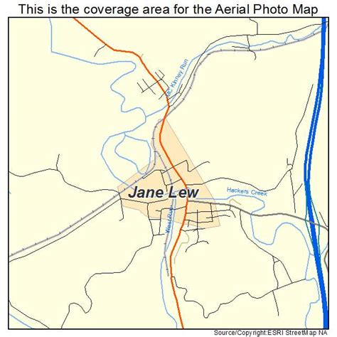 Aerial Photography Map Of Jane Lew Wv West Virginia
