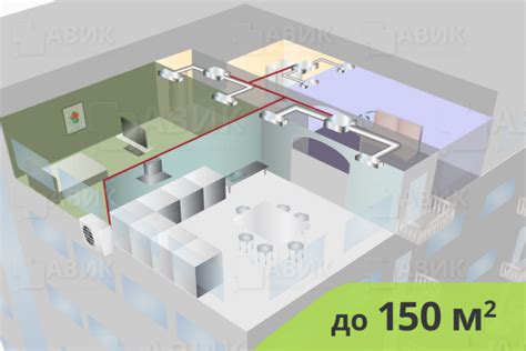 Канальная система кондиционирования для квартиры 150 м2 - купить ...