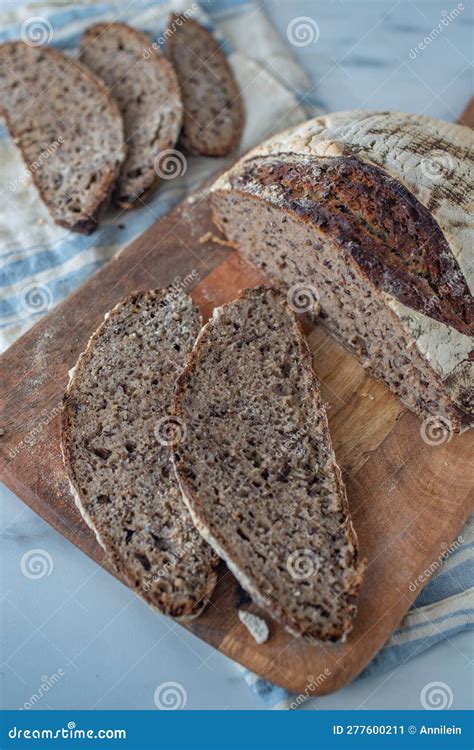 Home Made Healthy Whole Grain Bread Stock Image - Image of produce ...