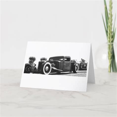 Hot Rod Dreams Birthday Card Zazzle