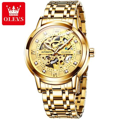 OLEVS Men S Watch Automatic Authentic Business Waterproof Mechanical