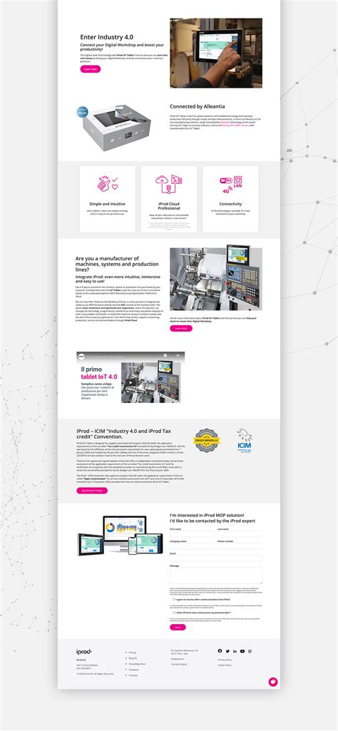 iProd Website on Behance