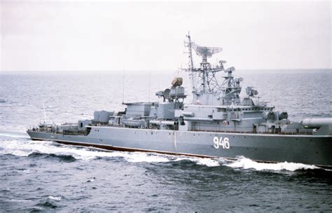 A Starboard Bow View Of The Soviet Krivak Ii Class Guided Missile