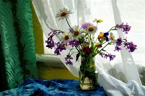 Wildflowers By The Window On Behance