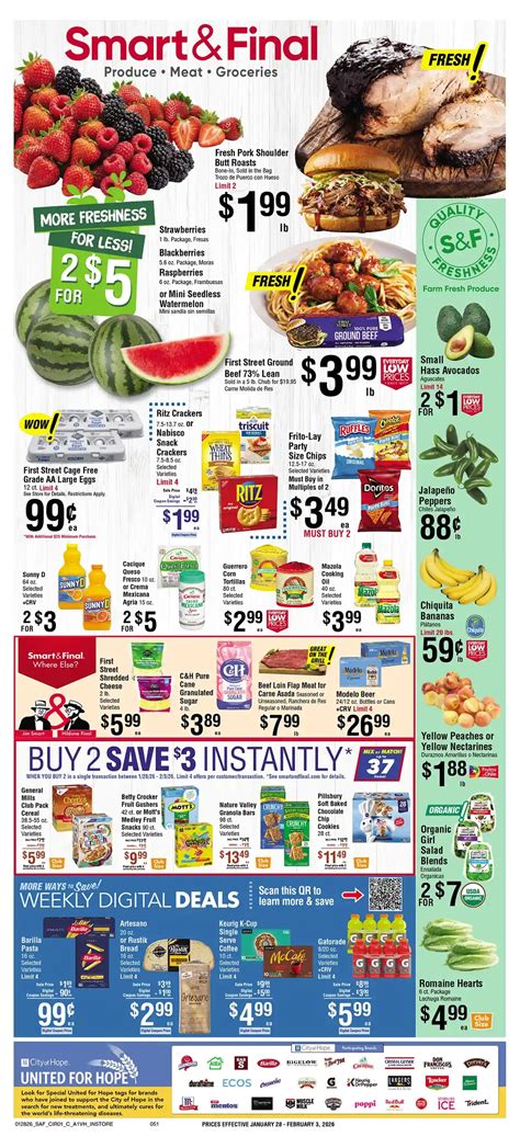 Smart and Final Weekly Ad (2/4/26 - 2/10/26) >> Next Week Deals