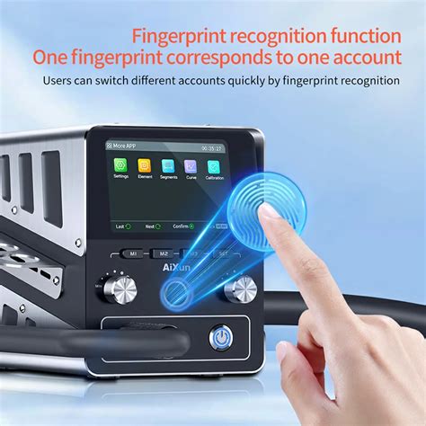 H314 1400W Smart Hot Air Rework Station Heating Intelligent Rework Station For SMD BGA Repair AiXun