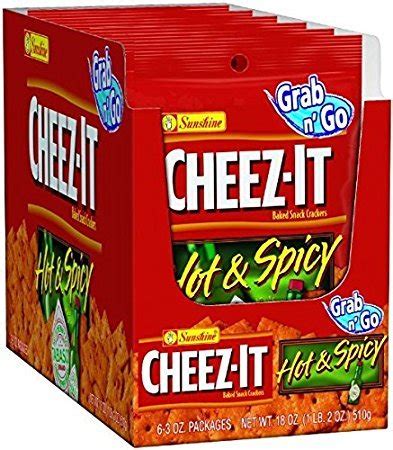 CHEEZ IT HOT SPICY 6 3 OZ USA Concession