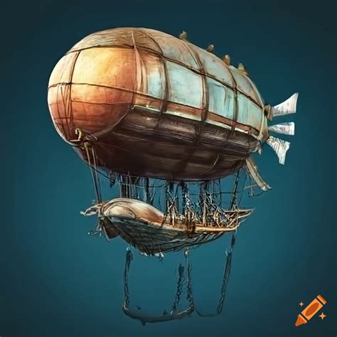 Hyper Realistic Steampunk Airship With Pirates And Swords On Craiyon