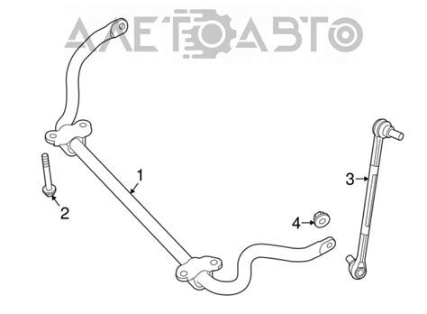 Стабилизатор передний Mercedes GLC 16-22 OEM A2533230265 артикул 592758 ...