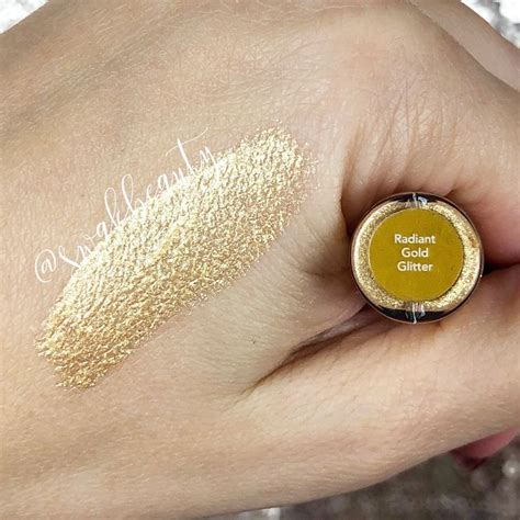 Radiant Gold Glitter Shadowsense Limited Edition Light Eyes Makeup