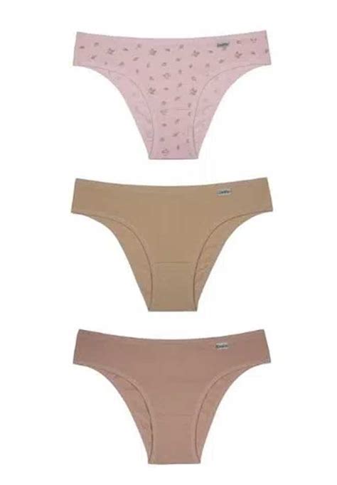 Kit Delrio Calcinhas De Algod O Elastano Le Lingerie
