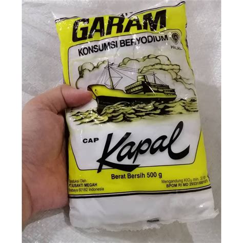 Detail Jual Garam Dapur Beryodium Kapal Kemasan G Indonesia Shopee